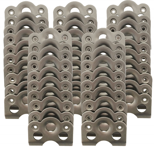 STEEL LIGHTWEIGHT 1-3/8'' DZUS PLATE